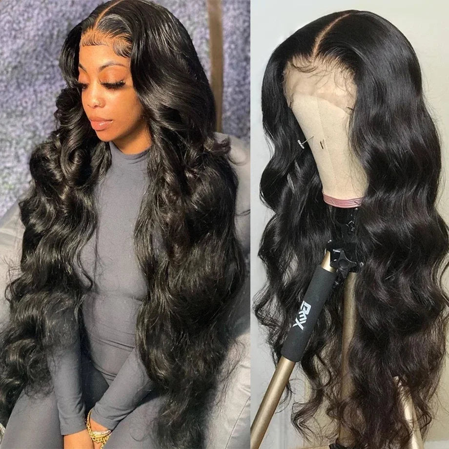 Perruque Body Wave HD Lace – 26 pouces – 180% de densité